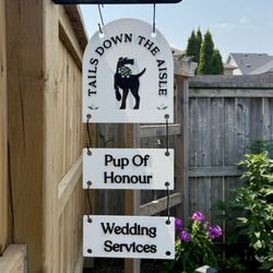 Timeless Notions - LANEWAY MARKET SIGN - CUSTOM ACRYLIC HANGING SIGN FOR VENDORS & EVENTS
