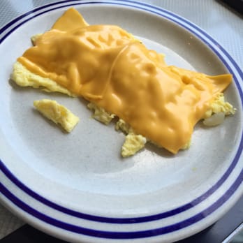 Silver Moon Diner - This is supposed to be scrambled eggs and cheese :/ - Diners Near Me - Middle River, Maryland