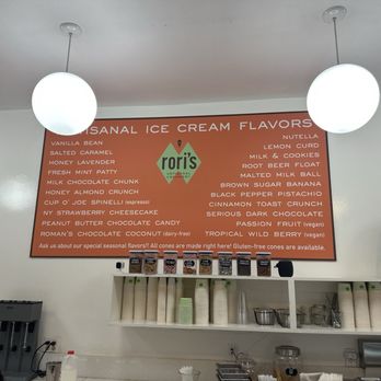 Rori's Artisanal Creamery - Ice cream flavors - Ice Cream & Frozen Yogurt Near Me - Carpinteria, California