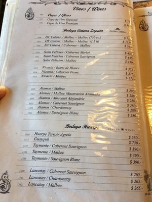 Menu photo 6 Gran Paraiso Buenos Aires, C