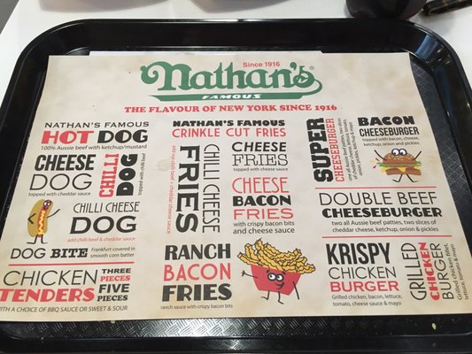 Menu photo 1 Nathan's Famous Parramatta, NSW Menu photo 1 Nathan's Famous Parramatta, NSW