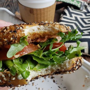 Coat Check Coffee - BLT bagel, hidden ginger latte - Coffee & Tea Near Me - Indianapolis, Indiana Coat Check Coffee - BLT bagel, hidden ginger latte - Coffee & Tea Near Me - Indianapolis, Indiana