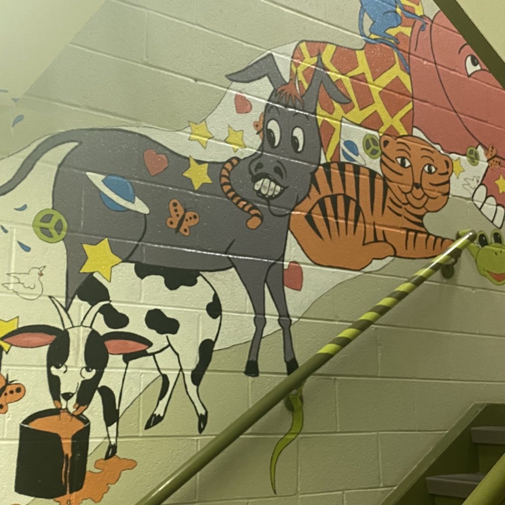 Handley Regional Library - Stairwell mosaics - Libraries Near Me - Winchester, Virginia