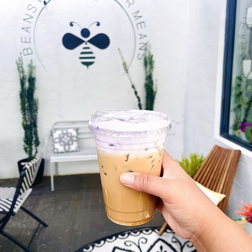 Be Kind Coffee - Iced white mocha w/ lavender cold foam - Coffee & Tea Near Me - Clemmons, North Carolina Be Kind Coffee - Iced white mocha w/ lavender cold foam - Coffee & Tea Near Me - Clemmons, North Carolina
