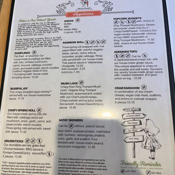 Alice & Friends' Vegan Kitchen - menu - Vegetarian Near Me - Chicago, Illinois Alice & Friends' Vegan Kitchen - menu - Vegetarian Near Me - Chicago, Illinois