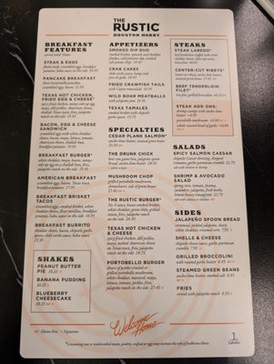 Menu photo 5 The Rustic Houston, TX