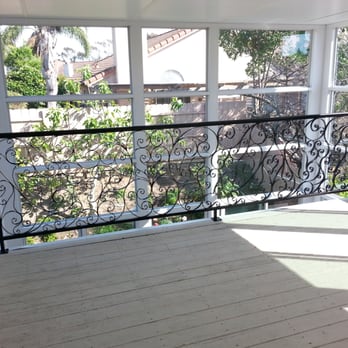 Sam's Fencing - Railing made and installed on second floor of sunroom by Sam's Fence. - Fences & Gates Near Me - Santee, California