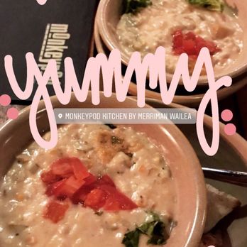 Monkeypod Kitchen by Merriman - Best corn chowder ever!!!!!!!!!! - New American Near Me - Kihei, Hawaii