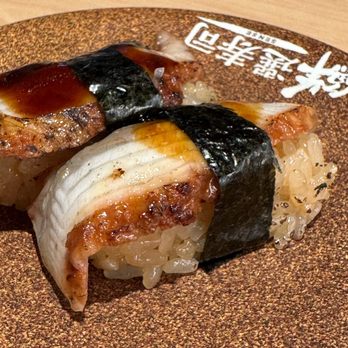 Waka Sakura - Eel - Conveyor Belt Sushi Near Me - Gardena, California Waka Sakura - Eel - Conveyor Belt Sushi Near Me - Gardena, California