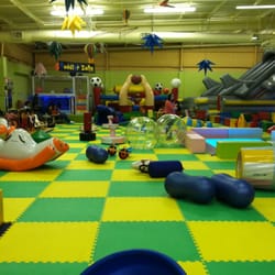 Inflatables and toddler zone.