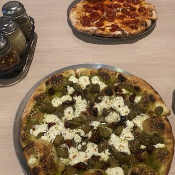 The Brick-Wood Fired Eats - Mediterranean pizza - Pizza Near Me - Dover, Delaware