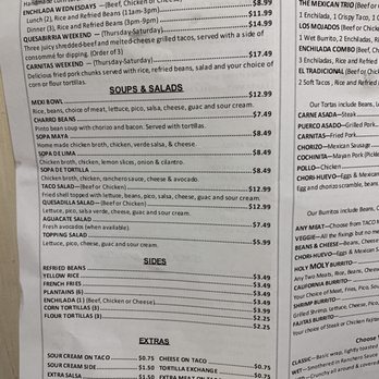 Señor Taco - Menu - Mexican Near Me - Pinellas Park, Florida