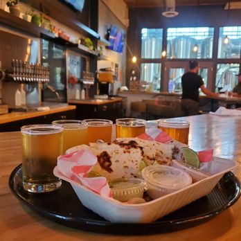 Mirasol Mexican Grill - a plate of food and beer - Food Trucks Near Me Mirasol Mexican Grill - a plate of food and beer - Food Trucks Near Me