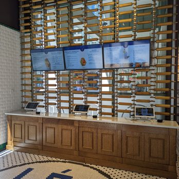 Lea - Tablets for ordering and menu above to peruse - Bakeries Near Me - Chicago, Illinois
