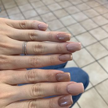 Hollywood Nails - terrible shape! diagonal nails? - Nail Technicians Near Me - Fairfax, Virginia