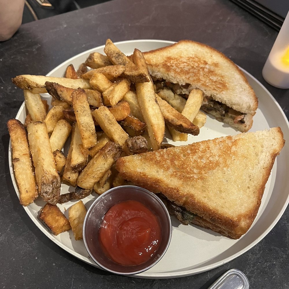 Urban Vegan Roots - The Warrior with Thick Cut Potato Fries - Vegan Near Me - Astoria, New York Urban Vegan Roots - The Warrior with Thick Cut Potato Fries - Vegan Near Me - Astoria, New York