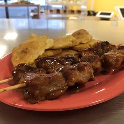 Sunday’s Caribbean cuisine - Pinchos / pork or chicken skewers