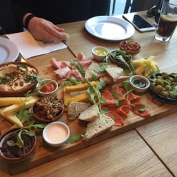 This is the large Tapas sampler menu. All delicious! This is the large Tapas sampler menu. All delicious!
