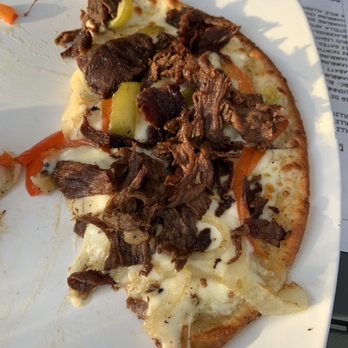 Finnerty's Tap Room - Philly cheesesteak pizza on cauliflower crust - Burgers Near Me - Ellicottville, New York