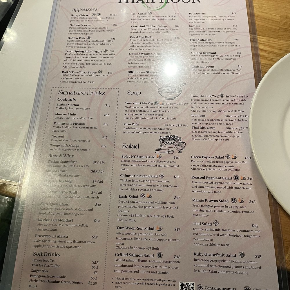 Thaiphoon - Menu - Thai Near Me - Palo Alto, California Thaiphoon - Menu - Thai Near Me - Palo Alto, California