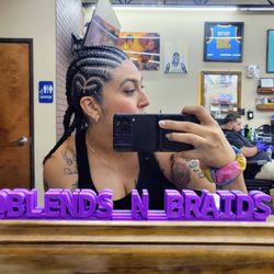 Two Blessed Barbershop - Heart Braids