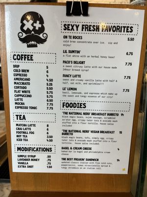 Menu photo 8 Unincorporated Coffee Roasters Los Angeles, CA