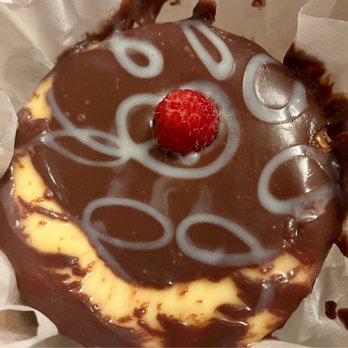 Tracy's Irresistible Desserts Cheesecake - The Millionaire.  This one is crooked because of my driving skills - Bakeries Near Me - Mansfield, Texas