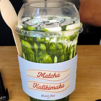 Ohana Hui Cafe - Matcha einspanner... yass please! - Coffee & Tea Near Me - Honolulu, Hawaii