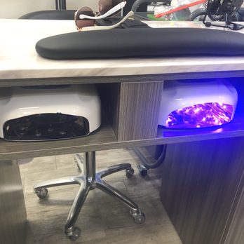 Lotus Nails - One curing light for each hand. Wow - Nail Salons Near Me - Las Vegas, Nevada