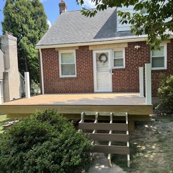 Iron Ridge Contracting - a deck built into the side of a house - Decks & Railing Near Me - West Grove, Pennsylvania