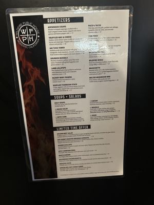 Menu photo 8 Wildfire Public House Modesto, CA