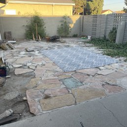 Courtyard before