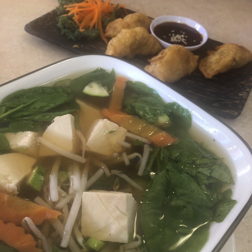 Thai Orchid - Tofu soup and fried veggie dumplings - Thai Near Me - Stroudsburg, Pennsylvania Thai Orchid - Tofu soup and fried veggie dumplings - Thai Near Me - Stroudsburg, Pennsylvania