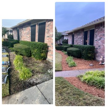 Jump’n Lawn Care - Mulch job before and after - Lawn Services Near Me Jump’n Lawn Care - Mulch job before and after - Lawn Services Near Me