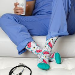The Comfort Store - Fun & great for your legs - 
Vim & Vigr Compression Socks in Watermelon Print