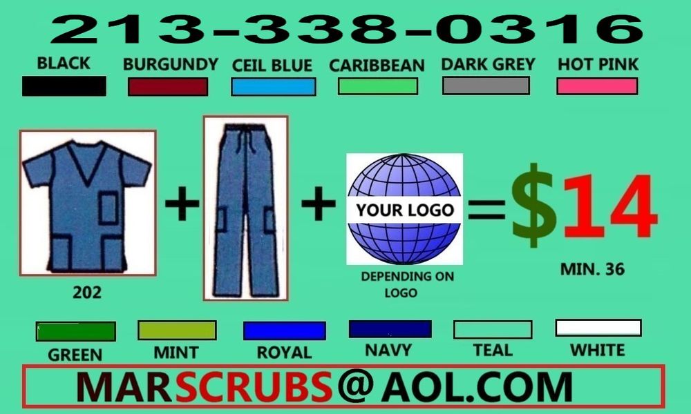 MAR SCRUBS Updated August 2024 1268 S Los Angeles St, Los Angeles