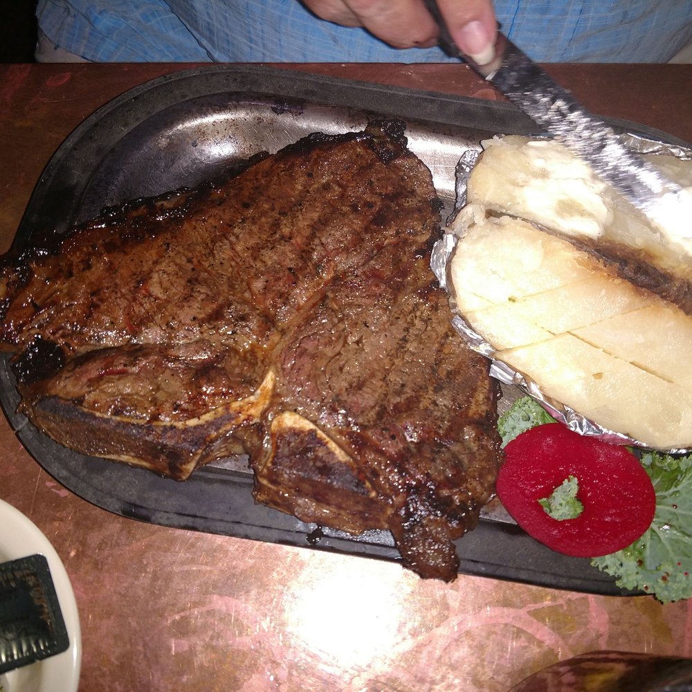 Adobe Deli - The porterhouse! So huge and delicious! - Steakhouses Near Me - Deming, New Mexico