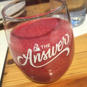 The Answer Brewpub - Frozan double cherry lassi - Vietnamese Near Me - Richmond, Virginia