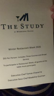 Menu photo 5 The Study at Morrison House Alexandria, VA Menu photo 5 The Study at Morrison House Alexandria, VA