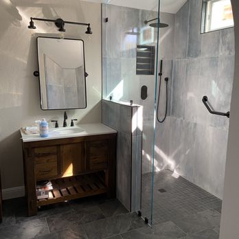 Allglass Bath - Our remodeled master bathroom. Our contractor recommended AllGlass. - Glass & Mirrors Near Me - Upland, California
