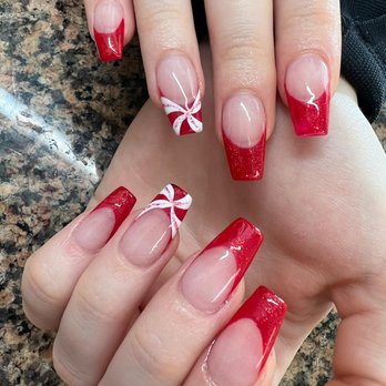 VO Nails Spa - Color french tip - Nail Salons Near Me - Jacksonville, North Carolina VO Nails Spa - Color french tip - Nail Salons Near Me - Jacksonville, North Carolina
