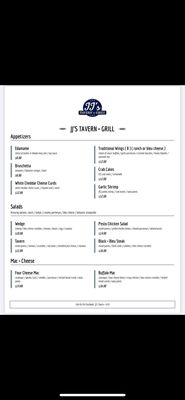 Menu photo 8 JJ’s Tavern + Grill Ankeny, IA