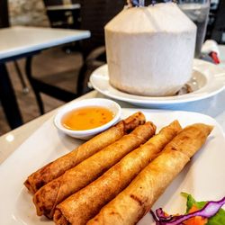 Tamarind Vietnamese Grill & Noodle House - Vegan spring rolls.