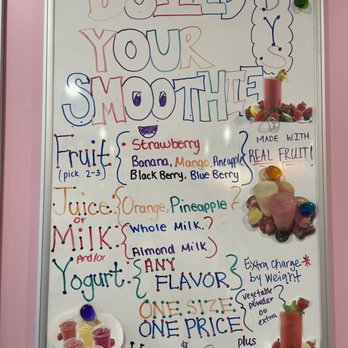 Build Your Yogurt - a whiteboard with a list of ingredients - Ice Cream & Frozen Yogurt Near Me - Cresskill, New Jersey Build Your Yogurt - a whiteboard with a list of ingredients - Ice Cream & Frozen Yogurt Near Me - Cresskill, New Jersey