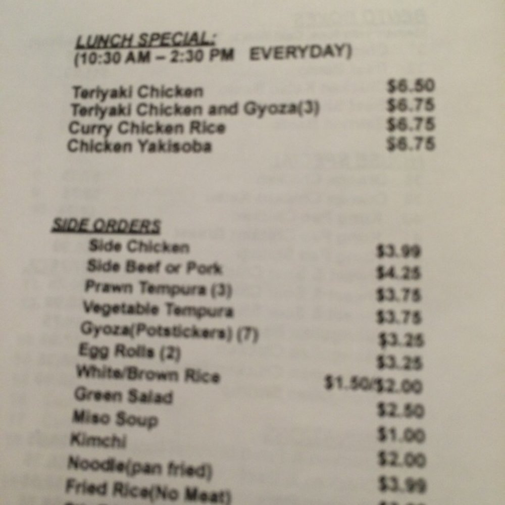 Joy Teriyaki - Lunch specials everyday - Chinese Near Me - Troutdale, Oregon Joy Teriyaki - Lunch specials everyday - Chinese Near Me - Troutdale, Oregon