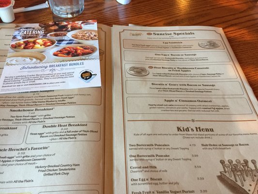Menu photo 1 Cracker Barrel Old Country Store Jeffersontown, KY Menu photo 1 Cracker Barrel Old Country Store Jeffersontown, KY