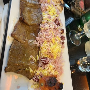 Amoo's Restaurant - Barg with albaloo polo - Persian/Iranian Near Me - McLean, Virginia