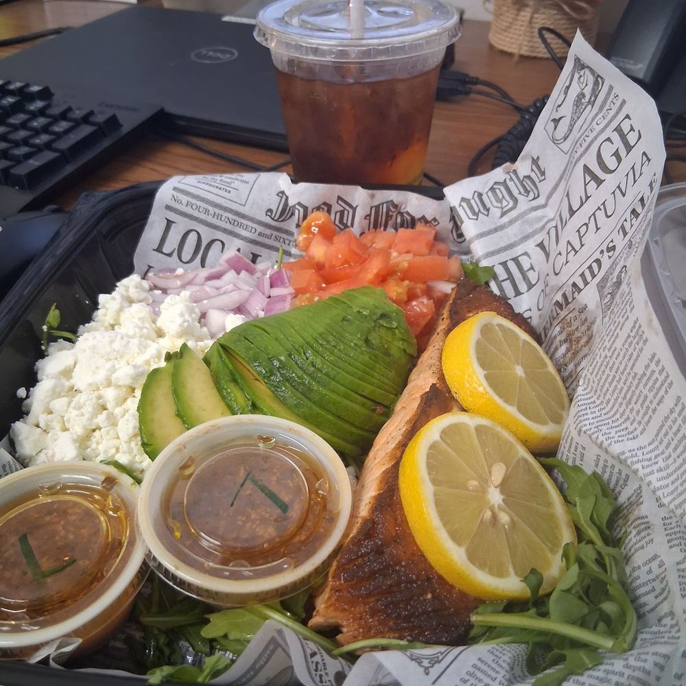 Salmon salad Salmon salad
