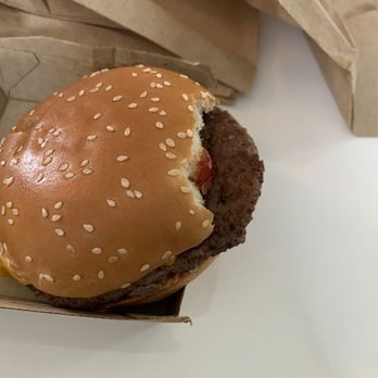 McDonald's - I just opened this burger from the box. Did someone bite this?! - Fast Food Near Me - Grovetown, Georgia McDonald's - I just opened this burger from the box. Did someone bite this?! - Fast Food Near Me - Grovetown, Georgia