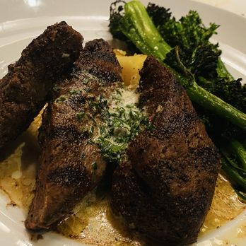 Seasons 52 - Wood-Grilled Kona-Crusted Lamb Loin - New American Near Me - Sacramento, California Seasons 52 - Wood-Grilled Kona-Crusted Lamb Loin - New American Near Me - Sacramento, California